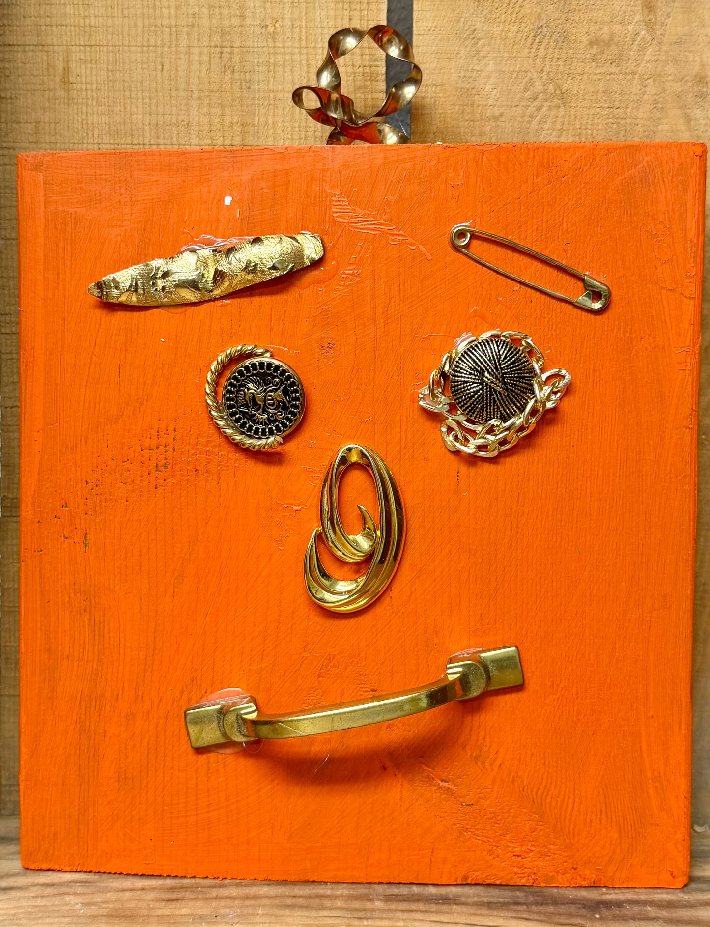 Pumpkin Wood with Metal #2