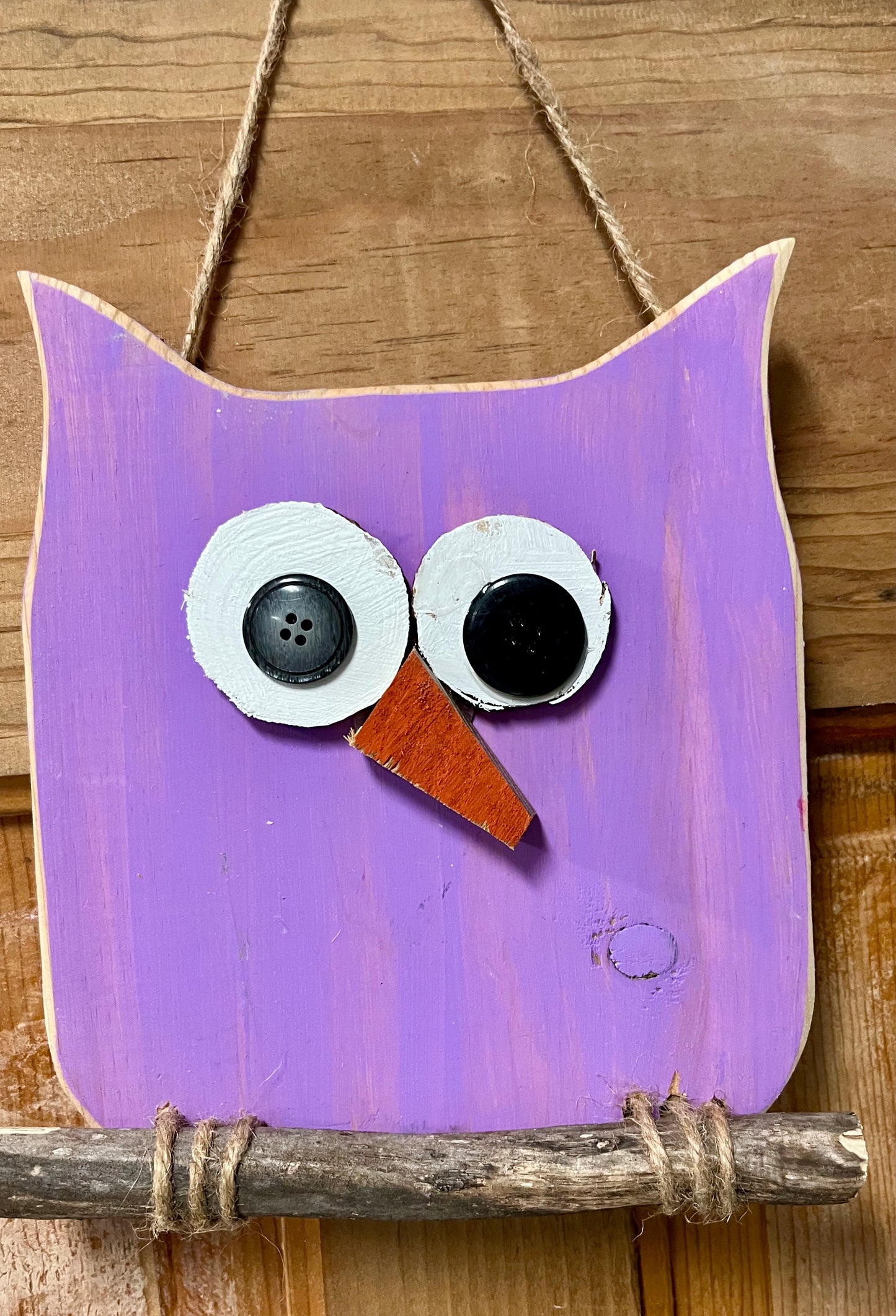 Wood Owl - Purple