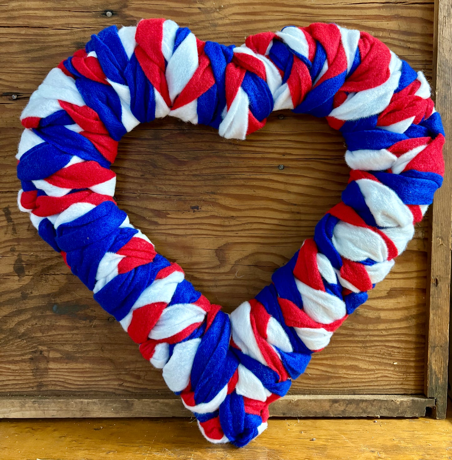 Heart Red White & Blue