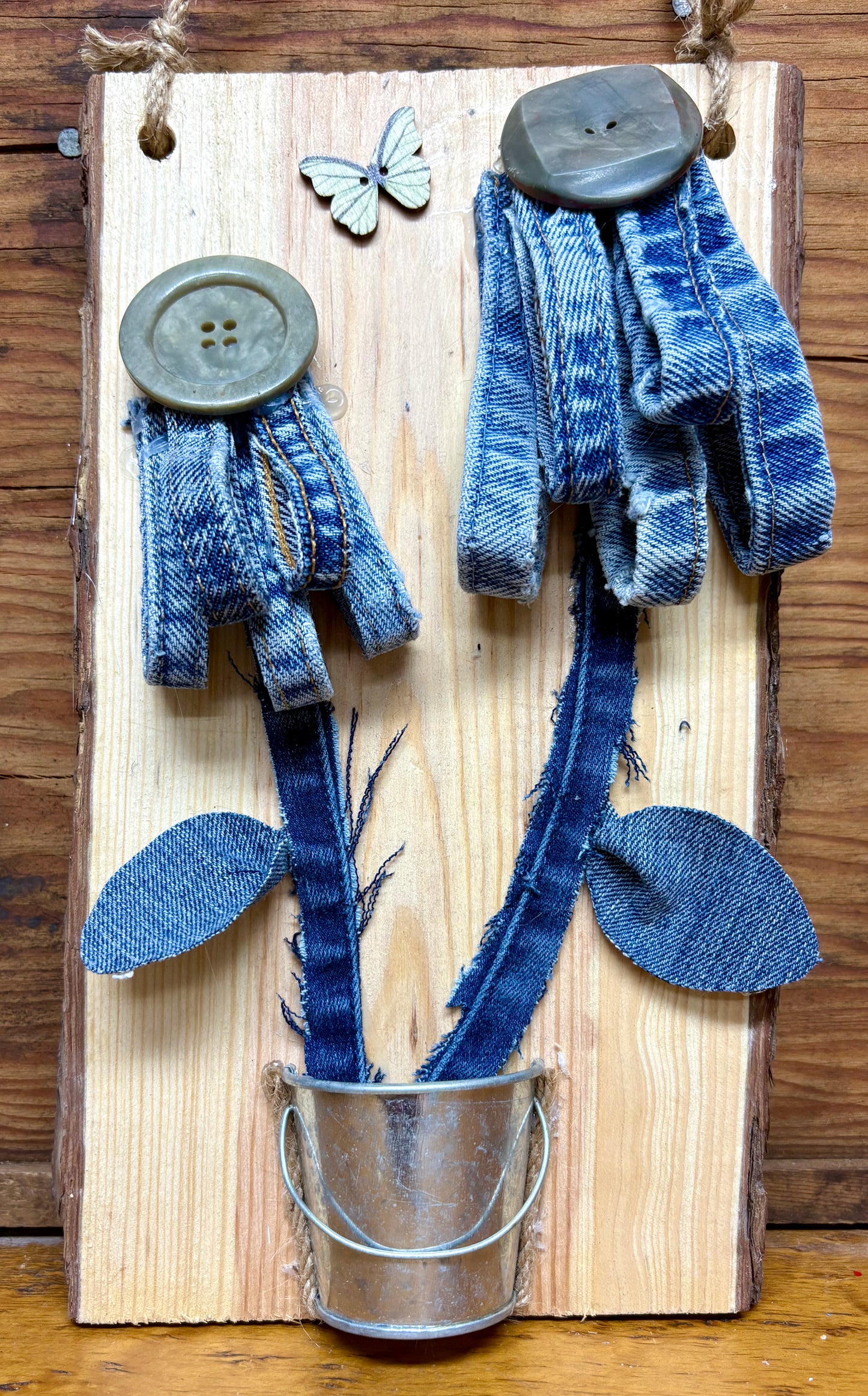 Denim Flowers #1