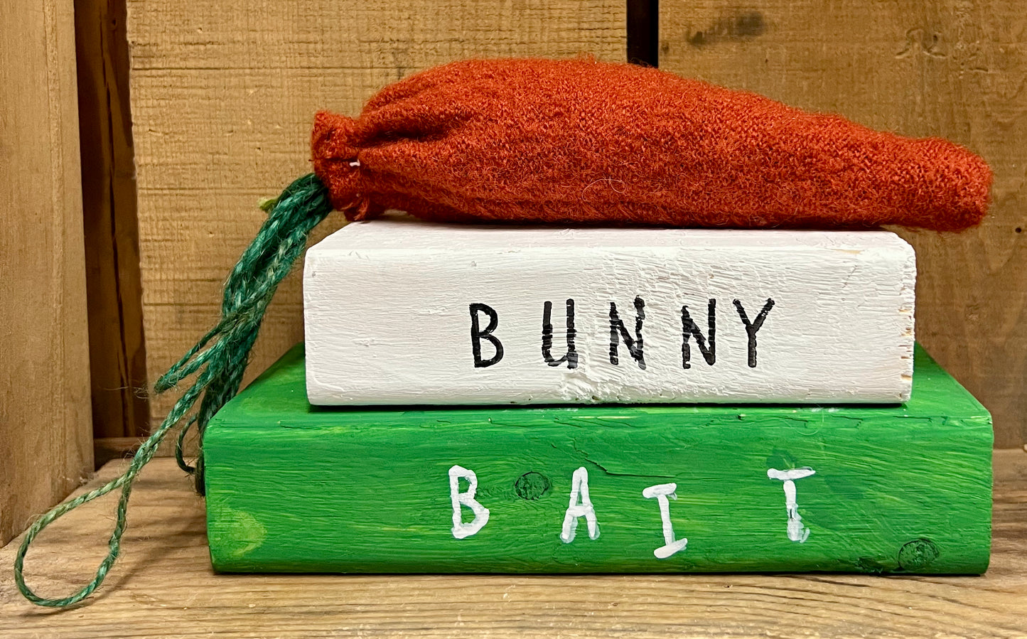 Wood Fabric Bunny Bait