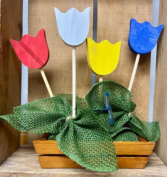 Wood Tulips #3