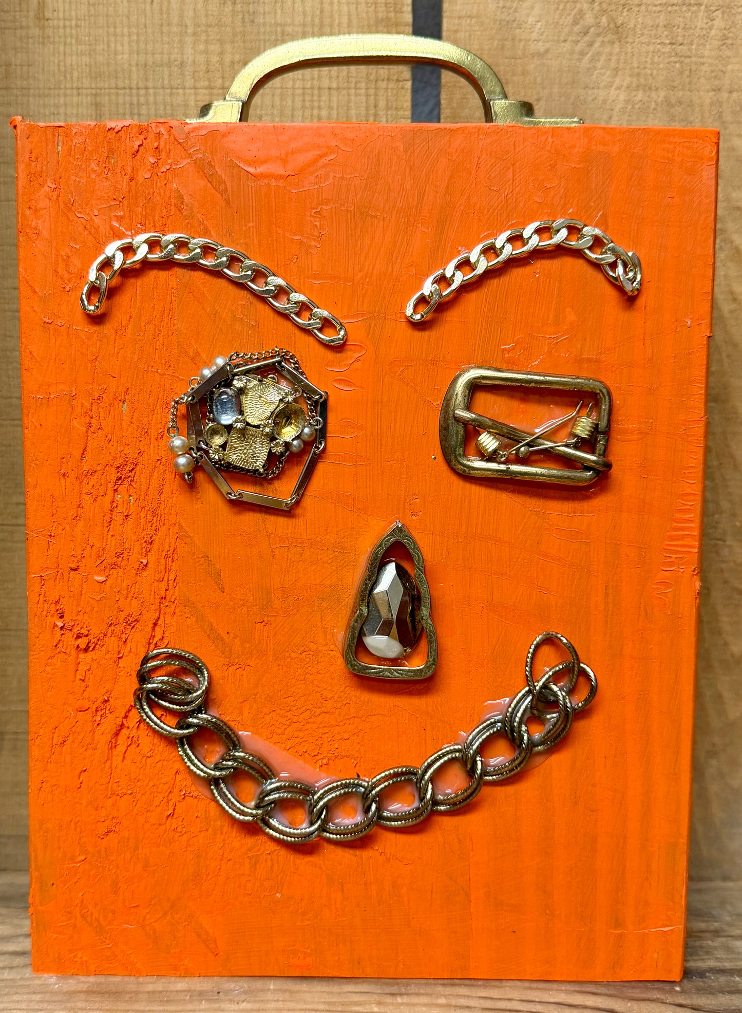 Pumpkin Wood with Metal #1
