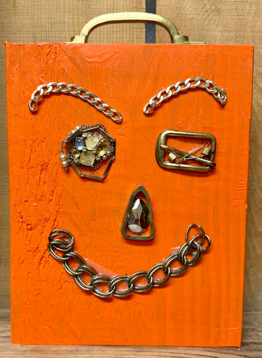 Pumpkin Wood with Metal #1