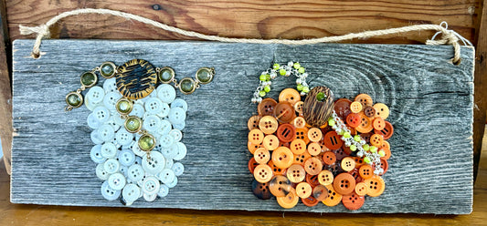 Pumpkins Orange and White