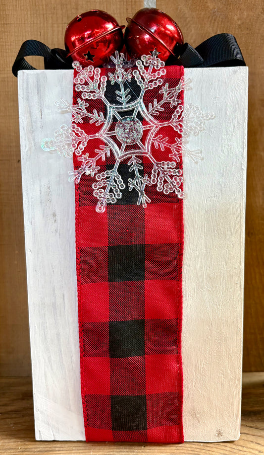 Present Red and Black Plaid