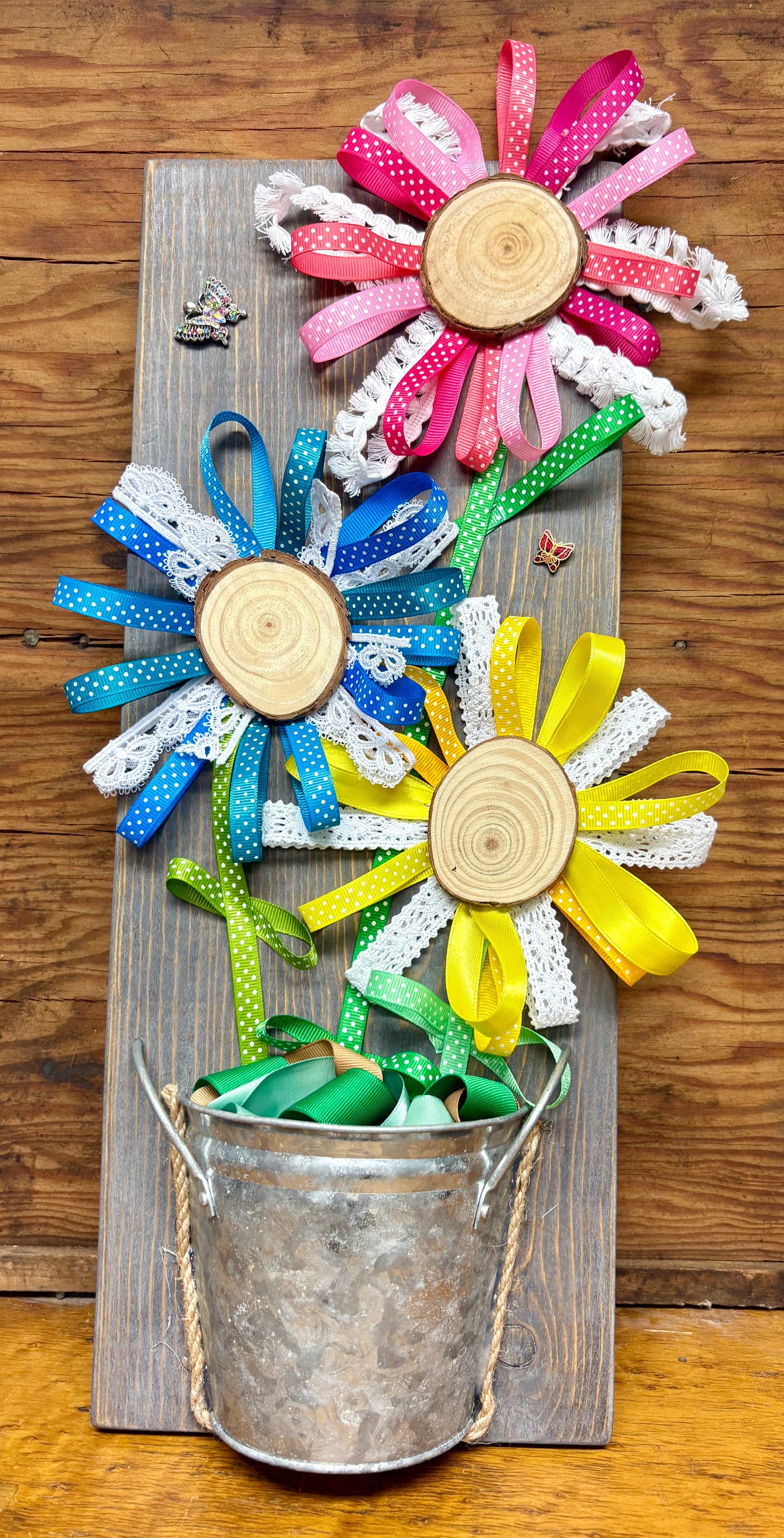 Ribbon Flowers #3