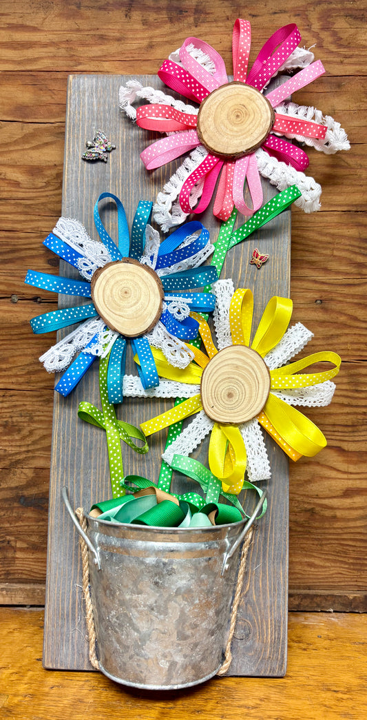 Ribbon Flowers #3