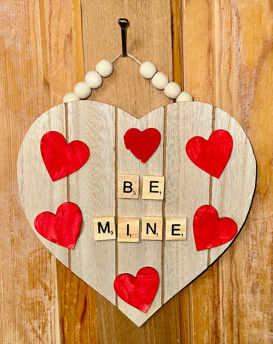 Wood Heart Be Mine