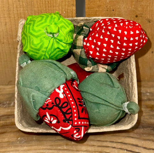 Fabric Strawberries