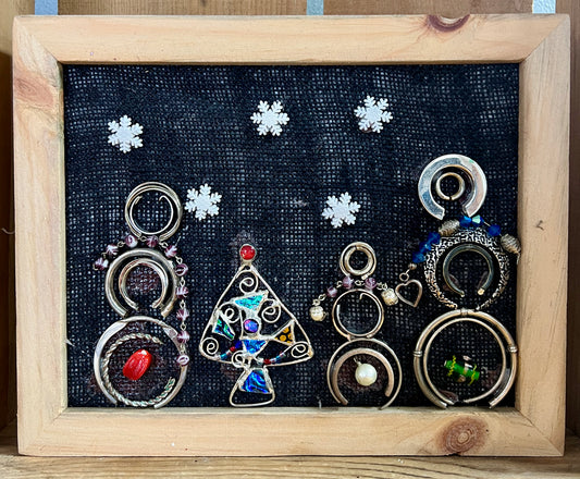 Snowmen Silver Rings