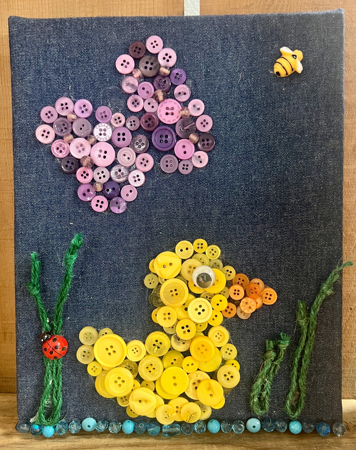 Button Duck & Butterfly