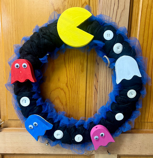 Pac-Man Wreath with Toole
